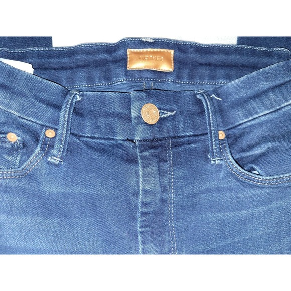 Mother Women's High Waisted Looker Ankle Length Jeans Size 25 Medium Wash - Picture 4 of 8